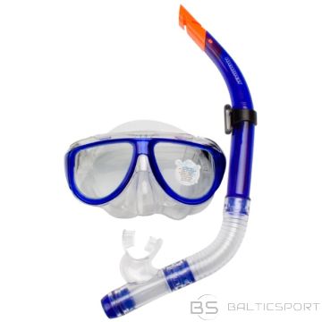 Mask and snorkel set WAIMEA 88DI Cobalt blue