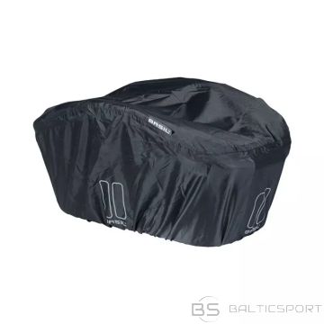 Lietus pārsegs grozam BASIL Keep Dry M, melns
