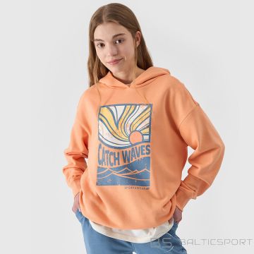 Bluza 4F 4FJWSS24TSWSM0935 65S / pomarańczowy / 152 cm