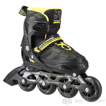 NA11002 ЧЕРНО-ЖЕЛТЫЙ S(31-34)) РОЛИКОВЫЕ КОНЬКИ