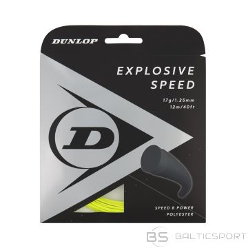 Tenisa Stīgas / DUNLOP EXPLOSIVE SPEED 1,25mm 17G 12M Yellow
