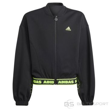 Bluza adidas D Crop Bomber girl IA1531 / czarny / 152 cm