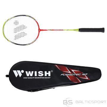 Wish FUSIONTEC 417 SARKANĀ BADMINTONA RAKETĒ