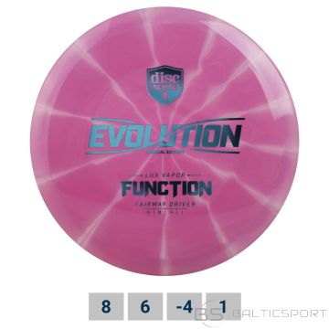 Discgolf DISCMANIA Fairway Driver Lux Vapor Function - Special Edition Pink 8/6/-4/1