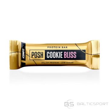 Proteīna batoniņš Iconfit Posh bar  55gCookie Bliss Cepumu
