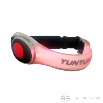 Skriešanas atstarotājs, rokassprādze ar LED gaismu TUNTURI LED Armlight Red Set, 2 gab