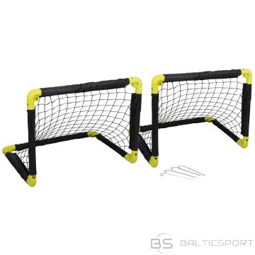 Dunlop SET OF 2 FOOTBALL GOALS WITH NET 55x44x44CM