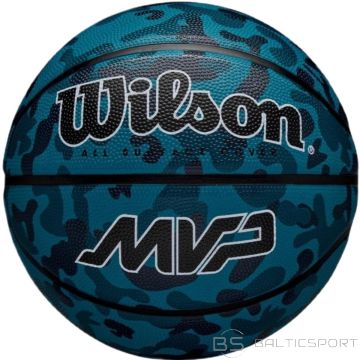 Wilson BASKETBOLA MVP CAMO BSKT BLUE 5. IZMĒRS