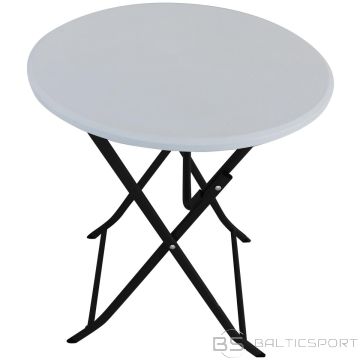 Saska Garden FOLDABLE BALCONY CATERING TABLE, WHITE 60x72CM