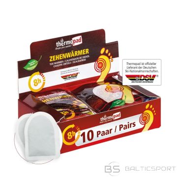 Pēdu pirkstu sildītājs pašuzsilstoši sildeņi apaviem 10x pāri Thermopad