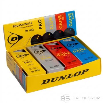 Squash ball DUNLOP Mixed 4x3 box