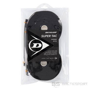 Tennis racket overgrip DUNLOP SUPER TAC 30pcs. reel black