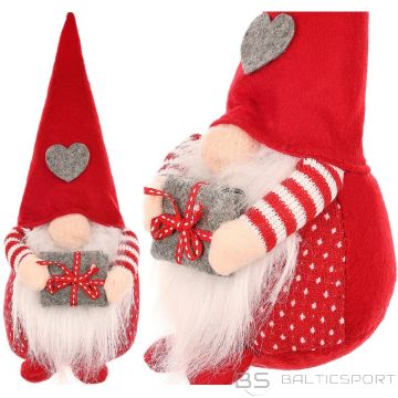 Saska Garden SANTA DWARF WITH A GIFT 30CM