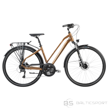 Sieviešu velosipēds ROMET Gazela 6, brūns-melns (L)