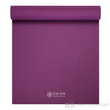 Gaiam Essentials 6 mm Yoga Mat with strap 63313 (N/A)