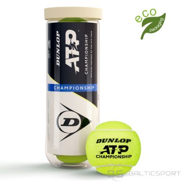 Tennis balls DUNLOP ATP CHAMPIONSHIP Entry 3-tube ITF