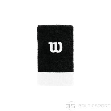 Head EXTRA WIDE W WRISTBAND Bk/Wh/Wh OSFA