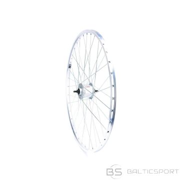 Shimano КОЛЕСО 28 ДЮЙМОВ ПЕРЕДНЯЯ СТУПИЦА С СЕРЕБРЯНЫМ ОБОДОМ