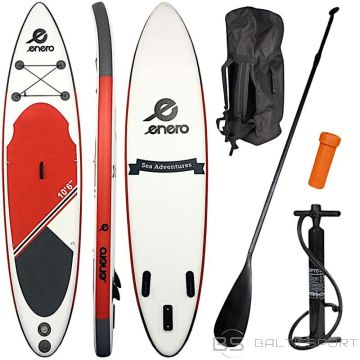 SET - INFLATABLE SUP BOARD 145KG 320X81X15CM ENERO (N/A)