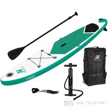 Xqmax SUP BOARD SET 150KG INFLATABLE HONOLULU 320x76x15CM GREEN