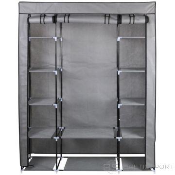 BS TEKSTILA SKAPIS 175x133x43CM TUMŠI PELĒKS 28873 (N/A)