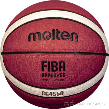 Basketball ball competition MOLTEN B6G4550 FIBA synth. leather size 6