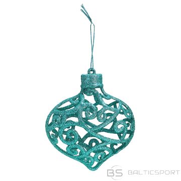 Egļu rotājums 3D, 8cm, gaiši zils, 2 veidi