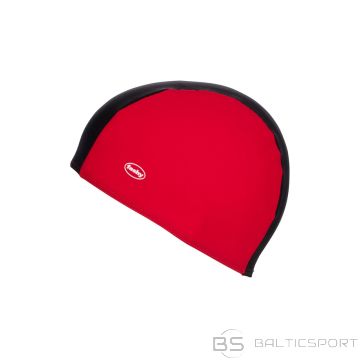 Fabric swimming cap FASHY 3252 06 red/black, mens