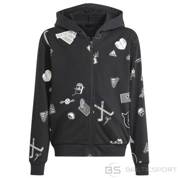 Bluza adidas Bluv Full-Zip Hoodie IN3300 / czarny / 152 cm