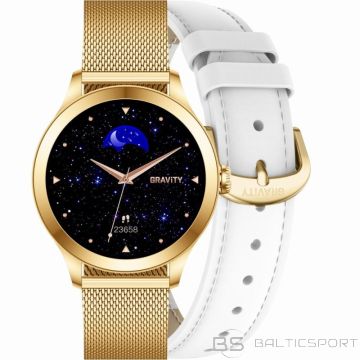 Gravity Viedpulkstenis baltā zelta krāsā, 2 siksniņas, GT25-2 PRO (nav pieejams)