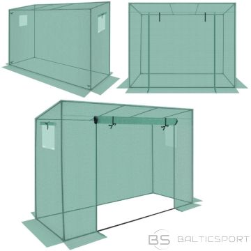 BS Siltumnīca tomātiem un gurķiem 200x77x168-150cm PE zaļa (nav pieejama)