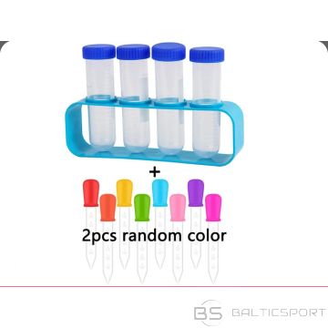 BS Lielās mēģenes statīvā un 2 pipetes - komplekts
