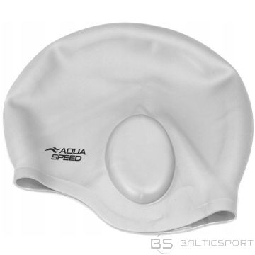 Aqua-speed Aquaspeed silikona ausu uzgalis / senioriem / sudrabkrāsas