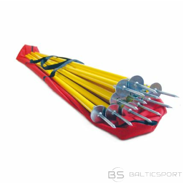 Plastmasas statīvu komplekts futbola treniņiem (12 gab.)