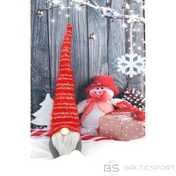 Saska Garden ELEPHANT WITH A LONG RED HAT AND A GLOWING NOSE 10x9x42CM