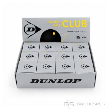 Squash ball DUNLOP Club 12x1