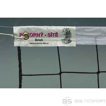 Pokorny Volleyball net SPORT PP-9,5x1m 100x100x3mm, galvanized steel cable