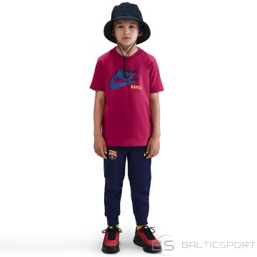 Nike FC Barcelona futbola T-krekls lieliem bērniem HQ8362-620 / M (137-147) / sarkans
