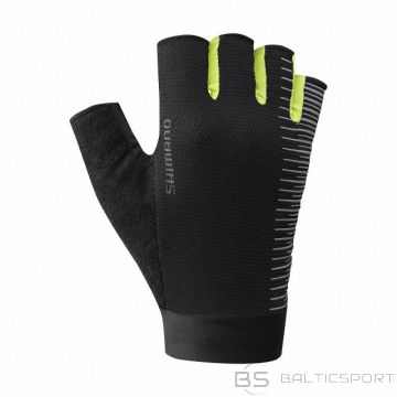 Cimdi SHIMANO Classic Gloves Yellow S, gēls (melns-dzeltens)