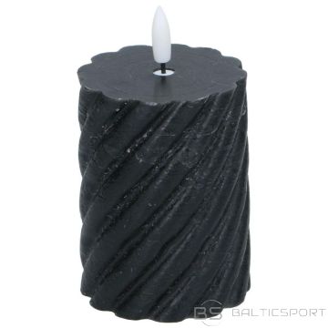 BS DEKORATĪVA SVECE 75x100MM LED VASKA MELNA (N/A)