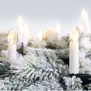 Christmas Decoration CHRISTMAS TREE LIGHTS CANDLES TIMER REMOTE CONTROL 10 LED WARM WHITE