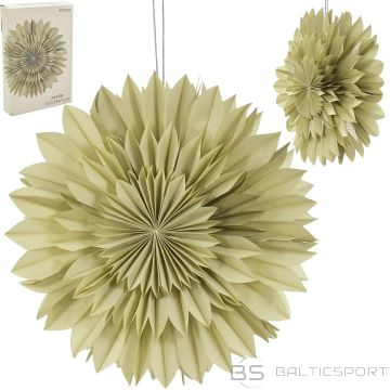 Christmas Decoration 3D DEKORATĪVA PIEKARAMĀ PAPĪRA ZVAIGZNE 50CM ZAĻA