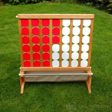Spēle Četri RIndā 4 rindā Holz Bi-Ba-Butze "Four in a Row" Board Game 90×90 cm