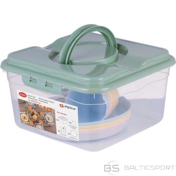 Alpina SET OF TOURIST AND PICNIC UTENSILS 21 ELEMENTS