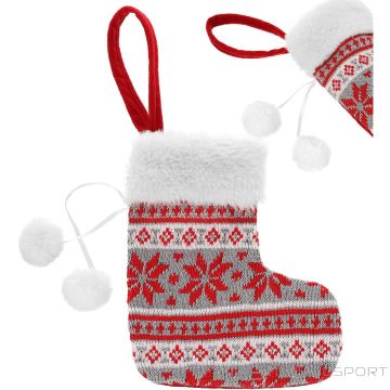 Saska Garden SOCK PENDANT FOR GIFTS, GRAY, 16x19CM