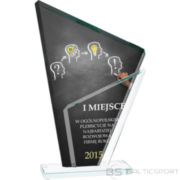 BS Stikla trofeja ar LuxorJet krāsu apdruku (nav pieejama)