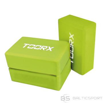 Bloks Jogai /Toorx joga bloks AHF025 22,5x15x7,5cm lime green