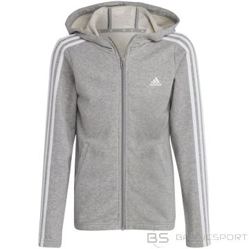 adidas Essentials 3-Stripes Full-Zip Hoodie Jr IC3635 (140cm)