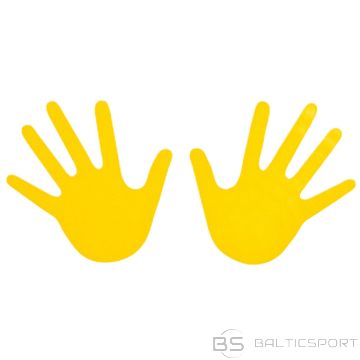 TREMBLAY Floor marking Hand yellow 1 pair