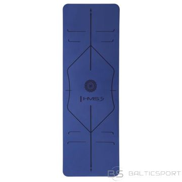 YM10 КОВРИК ДЛЯ ЙОГИ TPE ТЕМНО-СИНИЙ